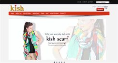 Desktop Screenshot of kishscarfs.com